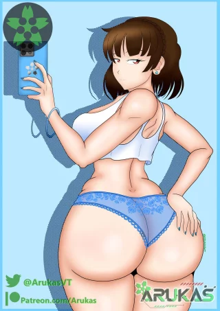 Makoto in cheeky underwear
