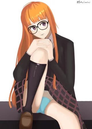 Futaba giving you a tease (@BetterCommSoul)