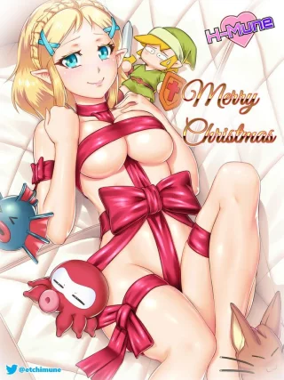 Christmas Zelda (etchimune on Pixiv) [Tears of the Kingdom]