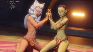 Slave Ahsoka and Barriss (Typiconart) [Star Wars]