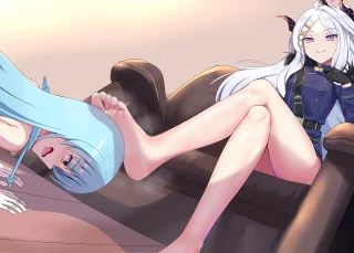 Hina\'s Foot Slave [Blue Archive X Original Character]