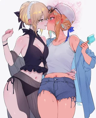 Saber Alter & Artoria Pendragon (qiandaiyiyu)[Fate/ Grand Order]