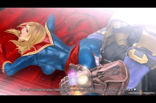 Captain Marvel defeated & fucked by Thanos in an Alternate Timeline (CHOBIxPHO)