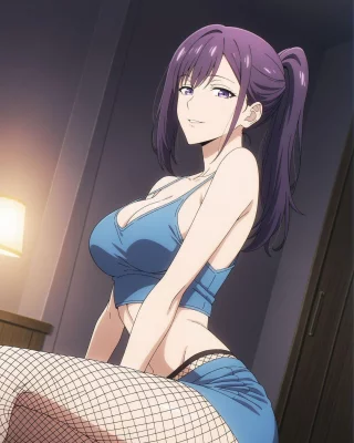 Unbelievable sexy. Jin-Ah with fishnet [Solo Leveling]