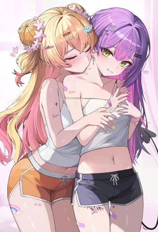 Momosuzu Nene x Tokoyami Towa [Hopetiteve]