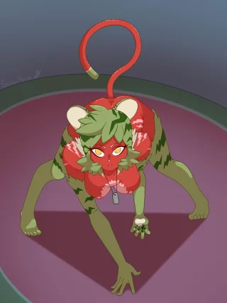 Watermelon tiger (OC)