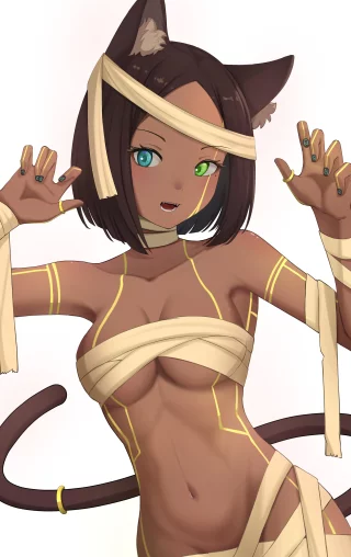 Catgirl Mummy Outfit [Original]