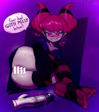 Jinx \"Ever had GOTH PUSSY before?\" (Sorapoi) [Teen Titans]