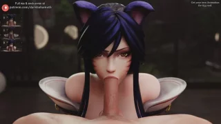 Animation - Ahri Takes It All Without a Word (Darkbahamuth) [League of Legends]