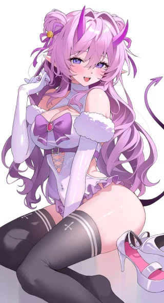 Pink Demon [Artist\'s Original] (pomeo dayo)