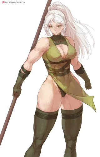 White-haired warrior (Tezy8 Art)[Original]