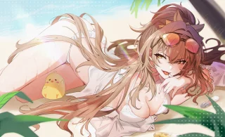 Lion on the beach [Azur Lane]