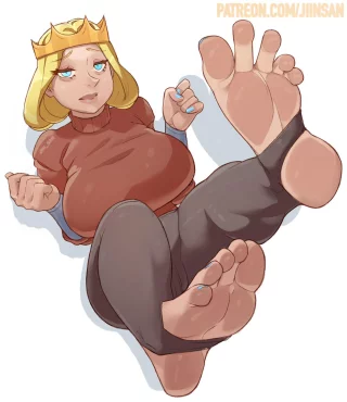 Queen hilling feet (jiinsann)