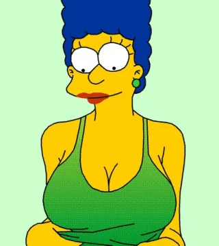 (found on Rule 34) Marge forgot the bra