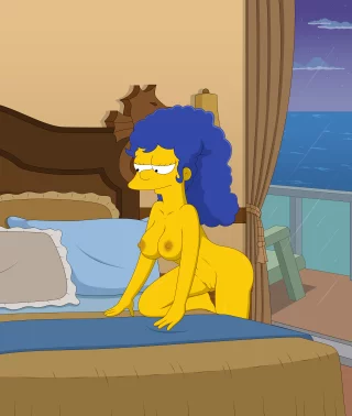 Marge Ready To Cheat On a Cruise!