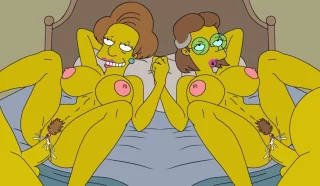 Edna Krabappel & Elizabeth Hoover