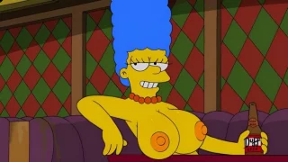 Marge Topless At Moe\'s!