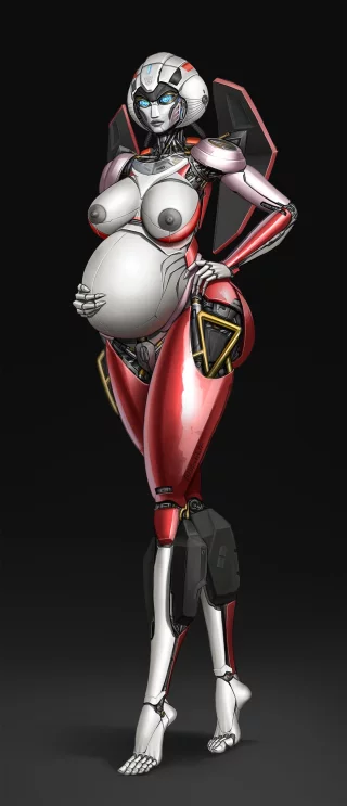 ROTB Arcee (CW: pregnant) (artist - me)
