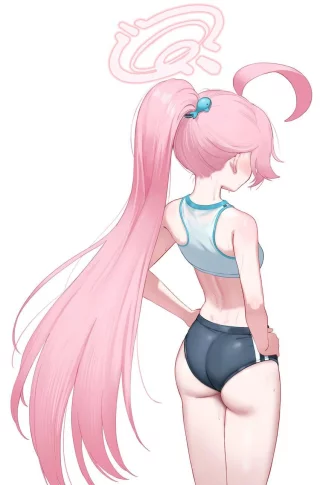 Cheeky Hoshino in Buruma [Blue Archive]