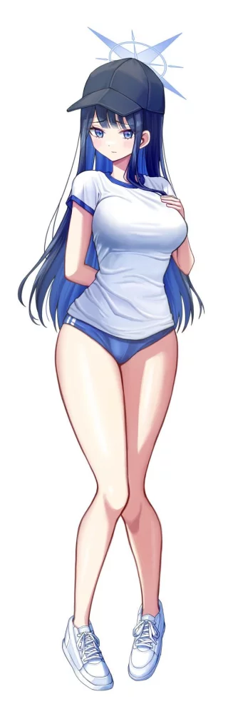 Saori Looking Beautiful in Buruma [Blue Archive]