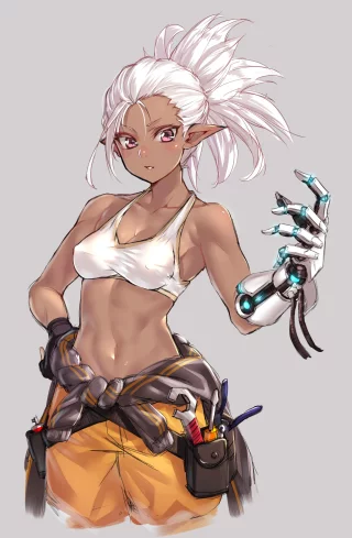 Cyberpunk Elf [Original]