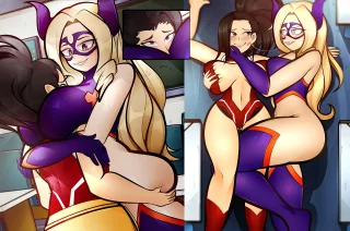 Momo and Mt Lady’s squishy fun time (Arkeus_165) [My Hero Academia]
