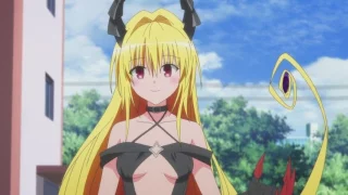 Boobs grabbing and pussy licking [To Love-Ru Darkness]