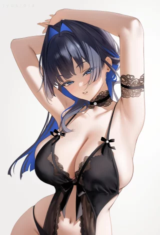Kronii in lingerie [Hopetiteve]