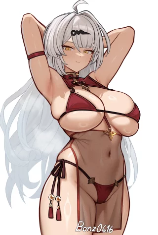 Yi Xuan\'s sexy new outfit