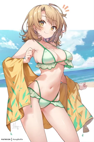 Iroha\'s frilly swimsuit