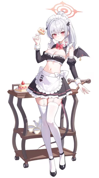 Haruna\'s sexy maid outfit