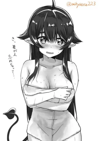Succubus after bath [I Brought Home a Succubus Who Failed to Find a Job]