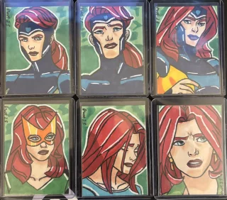 Which sketch cards of Jean Grey do you prefer?