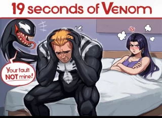 Why is Venom having a headache?