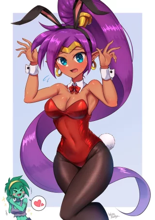 Embarrassed bunny (Wata_Ridley) [Shantae]