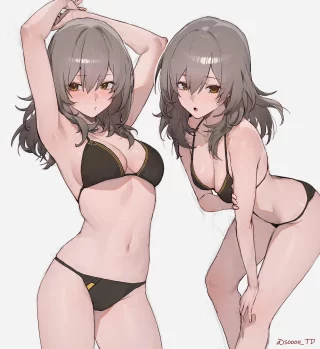 Stelle in bikini