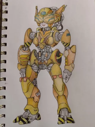 Construction girl bot