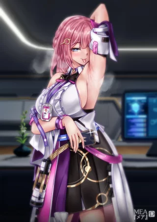 Asta armpit tease [Honkai: Star Rail]