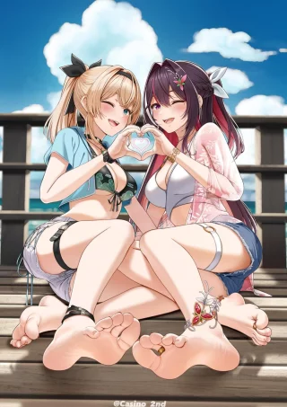 Summer Iroha and AZKi [Hopetiteve]