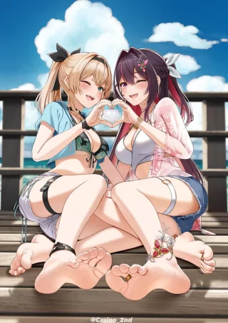 Summer Iroha and AZKi [Hopetiteve]