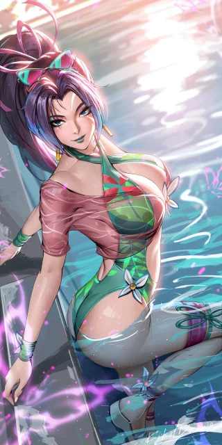 Marvel Rivals Breezy Butterfly Psylocke by Jason Liang