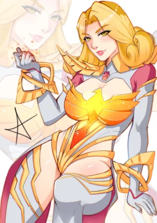 Phoenix Force Emma Frost [Marvel Rivals] by @Red_draws_