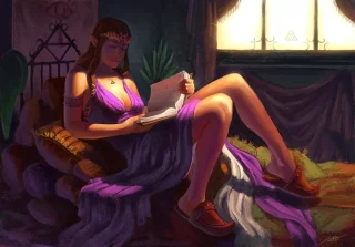 Princess in Repose by RJ Palmer/arvalis