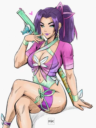 Summer Psylocke [Marvel Rivals] by @RKreates_