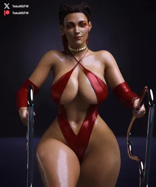 Loba getting out of the pool (TekoNSFW) [Apex Legends]
