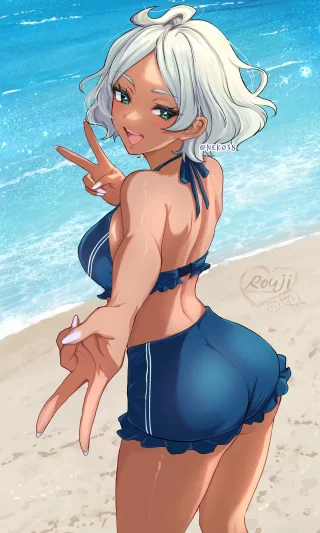 Summer Vacation Cecilia [Gundam]