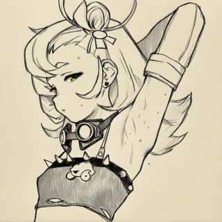 Piper\'s sweaty armpit