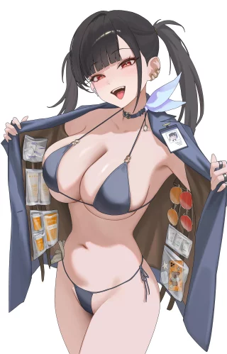 Sora Showing Off Her Bikini [Nikke]