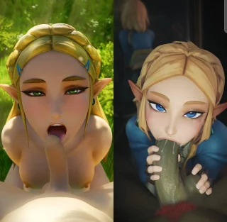 Zelda\'s two sides (Fugtrup) [the legend of zelda]