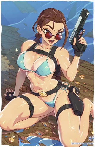 Lara Croft (kajin on Pixiv) [Tomb Raider]